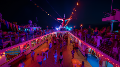 Carnival Cruise Deck Party
