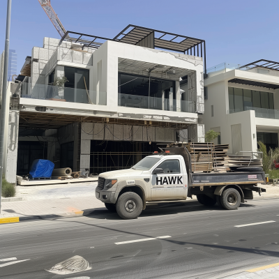 Villa under construction in Dubai