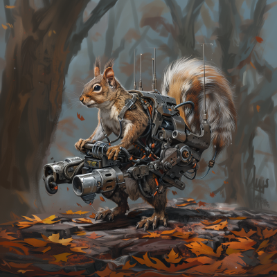 Mechanical Squirrel Contraption