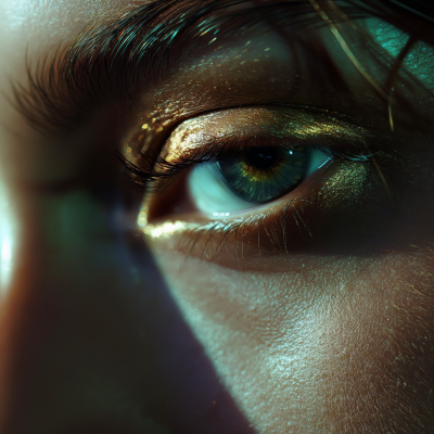 Closeup Woman Eye
