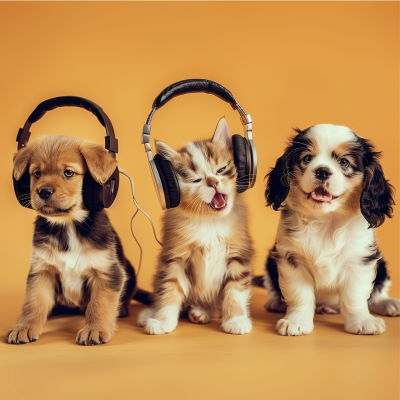 Pets Playing Music