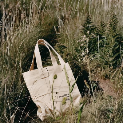 Natural Grass Tote Bag