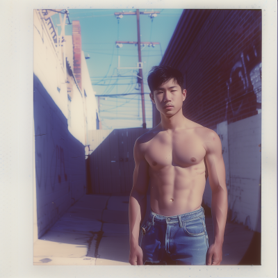 City Alley Polaroid