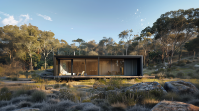 Modern Tiny Home in Australian Landscape