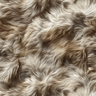 Sweaty Matted Fur Seamless Pattern