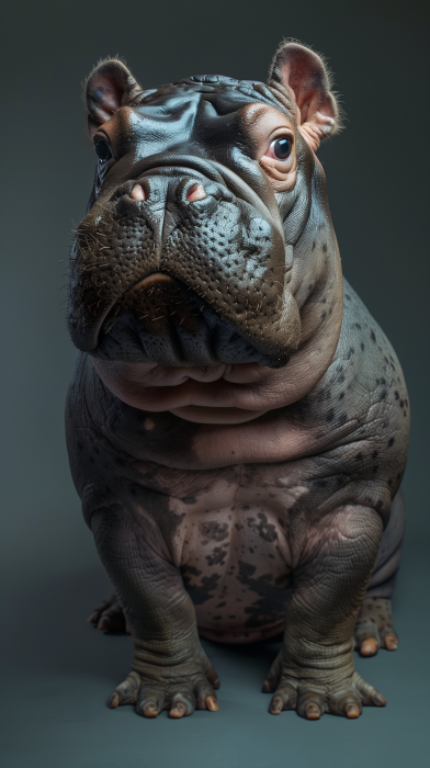 Hippopotamus-French Bulldog Crossbreed
