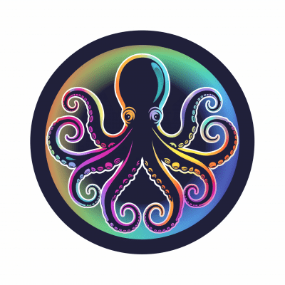 Neon Octopus Logo