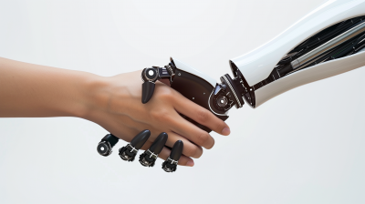 Human and Robot Handshake