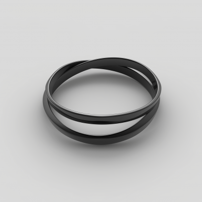 Minimalistic 3D Ring Logo