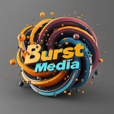 3D Burst Media Logo