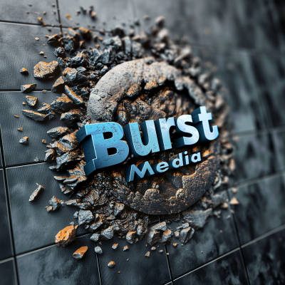 3D Logo for Burst Media Web Agency