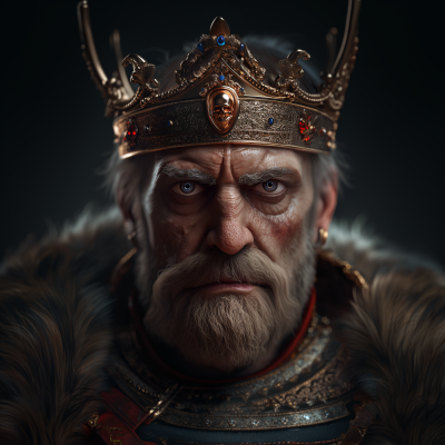 Warrior King Portrait