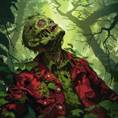 Zombie in Fantasy Forest