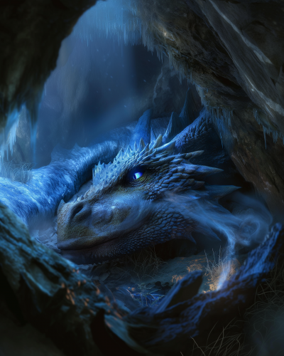 Sleeping Dragon in a Cave