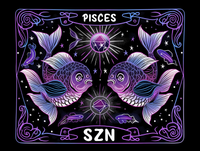 Pisces SZN Tarot Card