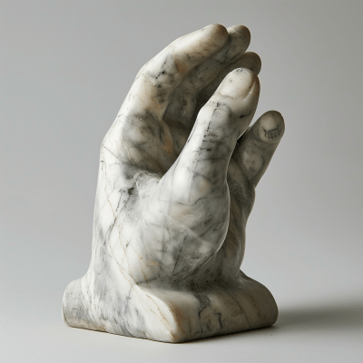 Stone Hand Sculpture