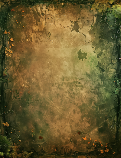 Mystical Ugly Goblins Scrapbooking Paper Background