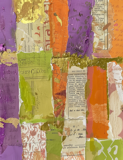 Torn Paper Junk Journal Collage