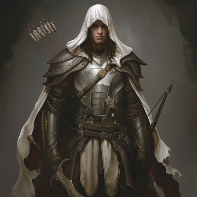 White Fantasy Armor and Clothing