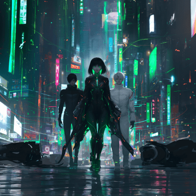 Cyberpunk Trio