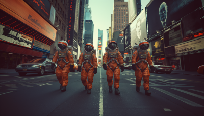 Astronauts in Chinatown