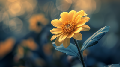 Morning Light Flower Portrait