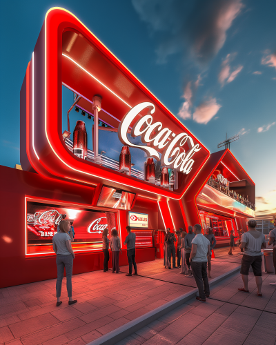 Futuristic Experiential Coca-Cola Activation
