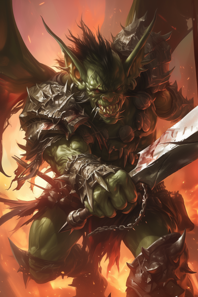 Grimdark Mystic Goblin Warlord