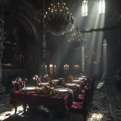 Gothic Manor Dining Room