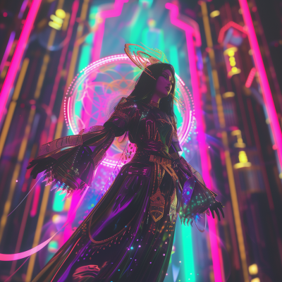 Neon Goddess of Energy