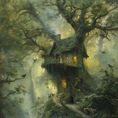 Enchanted Tree Cabin