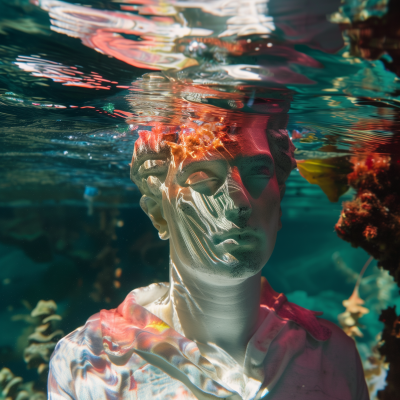 Underwater Statue of Poseidon