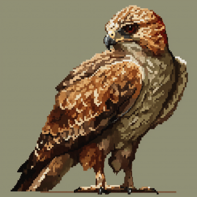 Pixelated Faruggia Hawk
