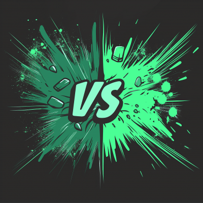 VS Fight Competition Illustration