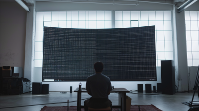 Extremely large computer monitor