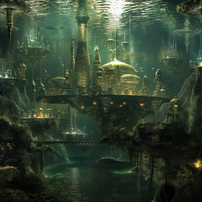 Underwater Sci-fi City