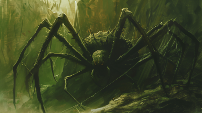 Giant Spiders in Mirkwood Forest
