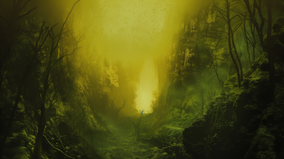 Mysterious Cave in Mirkwood Forest