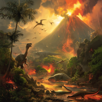 Prehistoric Dinosaur Background