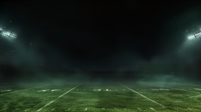 Football Stadium Lights at Night