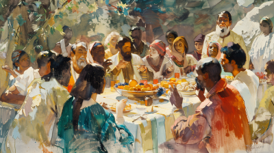 Jesus at the Feast