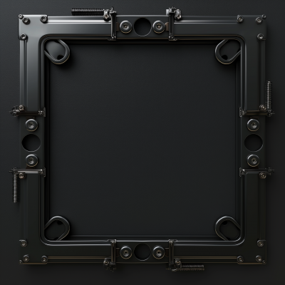 Minimalistic Square Thin Metal Photo Frame