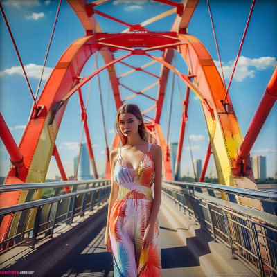 Bright Summer Fashion Editorial Shot in Novosibirsk