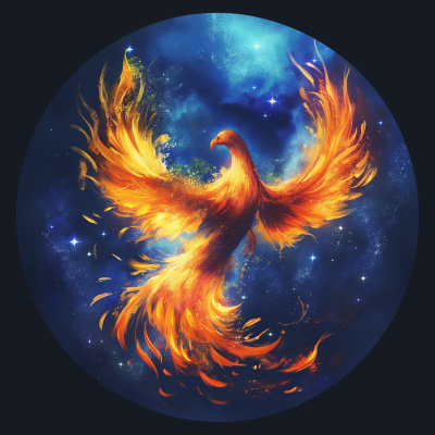 Fiery Phoenix Rising