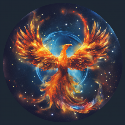 Fiery Phoenix Rising