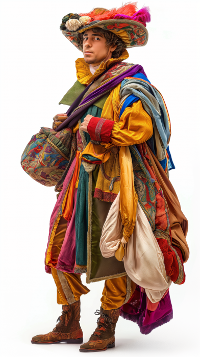 Colorful Italian Renaissance Merchant