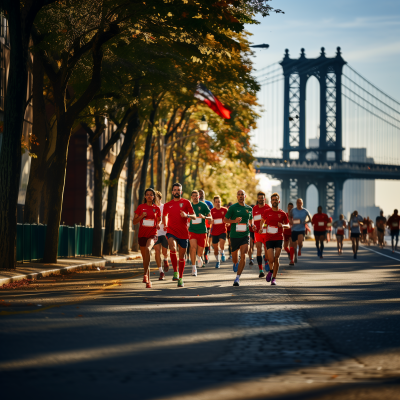 New York City Marathon Runners