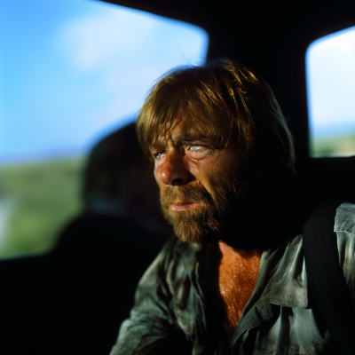 Chuck Norris Crying Close-up