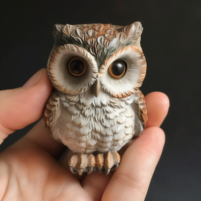 Tiny Owl Figurine