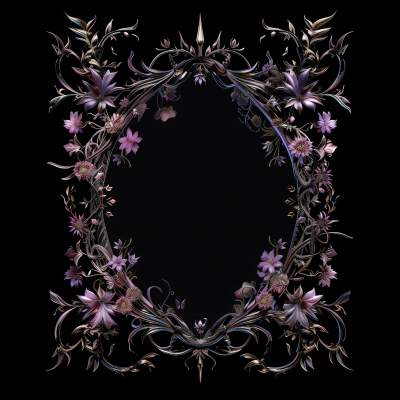 Fantasy Floral Frame